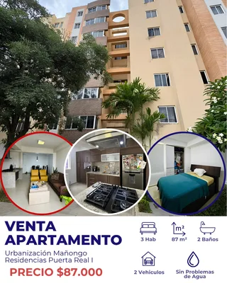 Apartamento en Mañongo, Residencias Puerta Real I