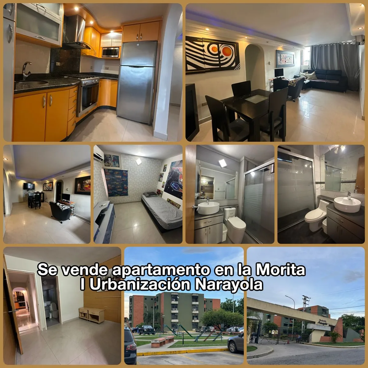 Apartamento en Venta en La Morita I Urbanización Narayola — 3 hab 75m² — USD 44,000
