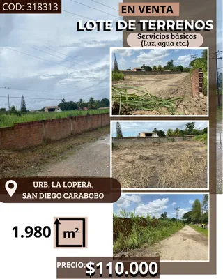 Terreno en Urb. La Lopera, San Diego, Frente al Club Madeirense