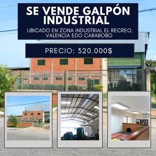 Galpón en Zona Industrial El Recreo