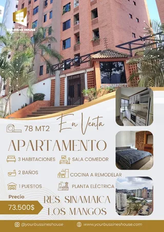 Apartamento en Urb. Los Mangos