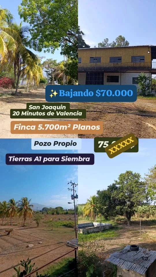 Terreno en Venta en San Joaquín 5700m² — USD 70,000