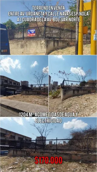 Terreno en Calle Navas Espínola con Av. Urdaneta