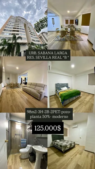 Apartamento en Res Sevilla Real, Urb Sabana Larga