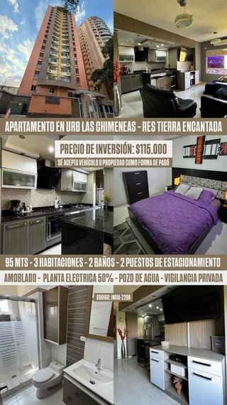 Apartamento en Res. Tierra Encantada Las Chimeneas