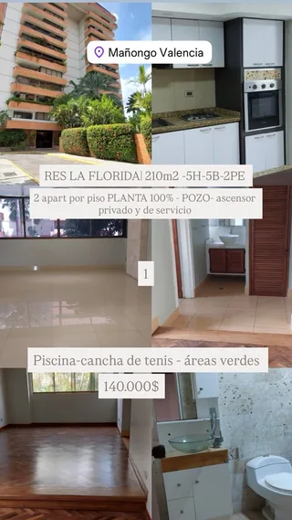 Apartamento en Mañongo