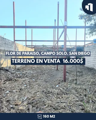 Terreno en Campo Solo, Comunidad FLOR de Paraíso