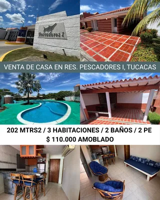 Casa en Urbanización Pescadores I, Tucacas, Falcon