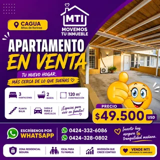 Apartamento en Altos de Korinsa, Cagua