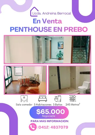 Apartamento en Prebo, Res. Montalbán