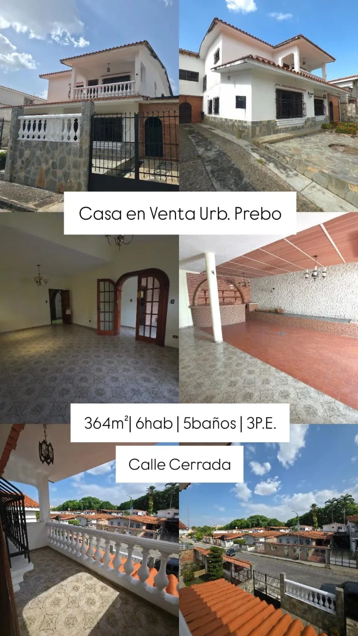 Casa en Venta en Urb. Prebo — 6 hab 376m² — USD 150,000