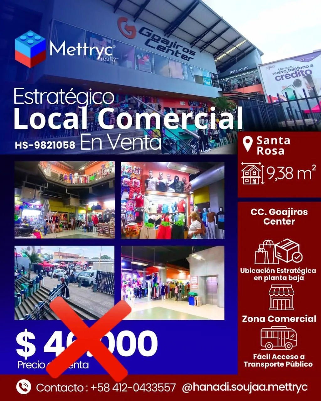 Local en Venta en Pasillo de mayor flujo peatonal 9m² — USD 42,000