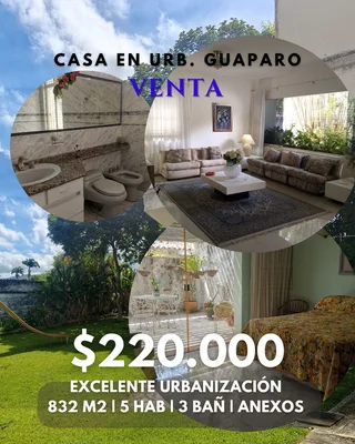 Casa en Urb. Guaparo
