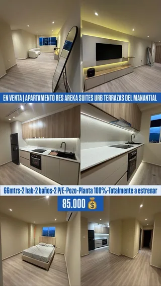 Apartamento en Res Areka Suites, Urb Terrazas del Manantial
