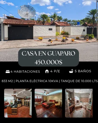 Casa en Urb. Guaparo, Valencia