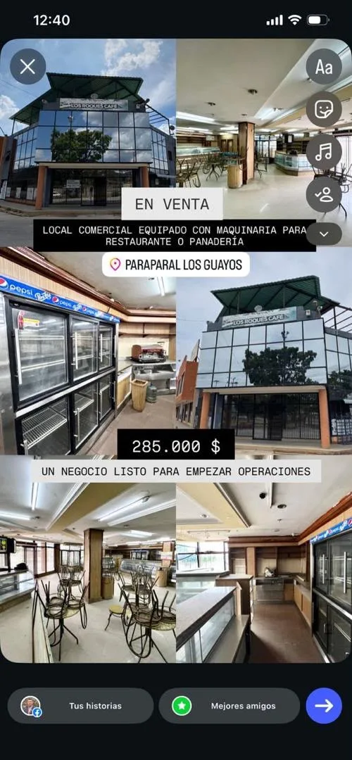 Local en Venta en Parapara 540m² — USD 230,000