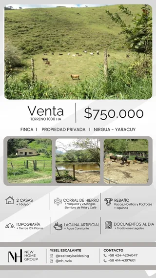 Terreno en Nirgua - Yaracuy