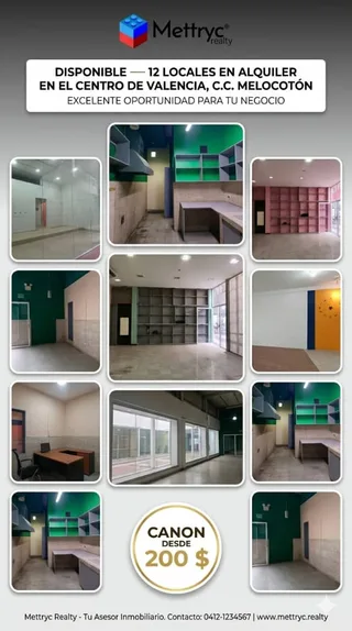 Local en C.C. Melocotón (Calle Urdaneta, 1/2 cuadra de Plaza Bolívar)