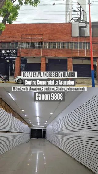 Local en Av. Andrés Eloy Blanco, C.C. La Asunción