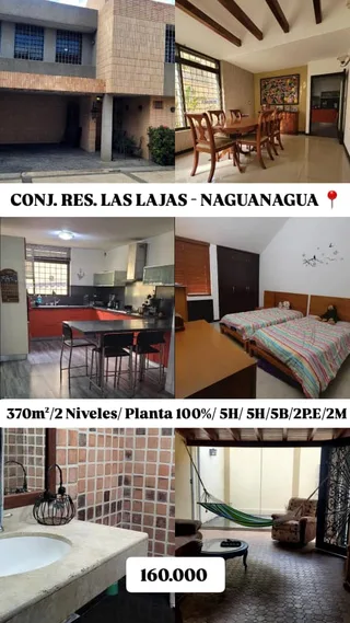 Townhouse en Conjunto Residencial Las Lajas, Naguanagua, Carabobo