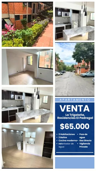 Apartamento en Residencias Pedregal, La Trigaleña