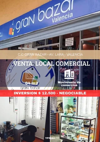 Local en C.Comercial Gran Bazar Lara, Valencia