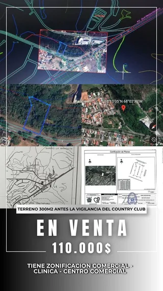 Terreno en Urbanización Guataparo
