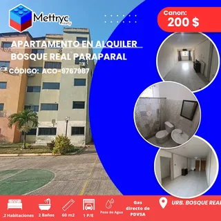 Apartamento en Urb Paraparal Conjunto Residencial Bosque Real
