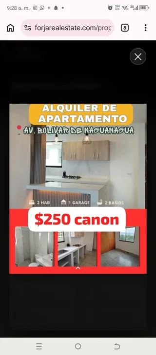 Apartamento en Av. Bolivar de Naguanagua
