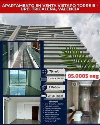 Apartamento en La Trigaleña, Resd Vistapo Torre B