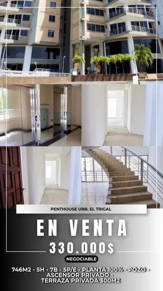 Penthouse en trigal norte