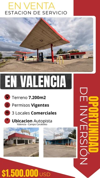 Terreno en Autopista Valencia - Campo Carabobo