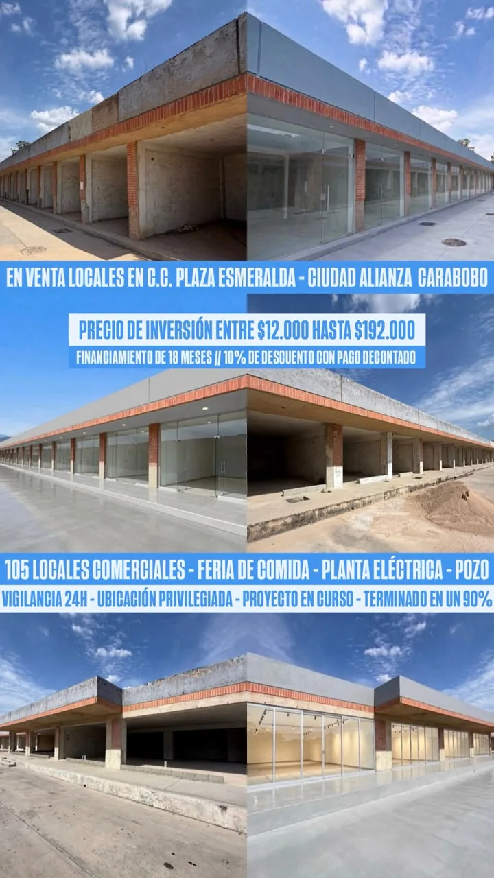 Local en Venta en C.C. Plaza Express, Ciudad Alianza, Estado Carabobo 167m² — USD 192,000