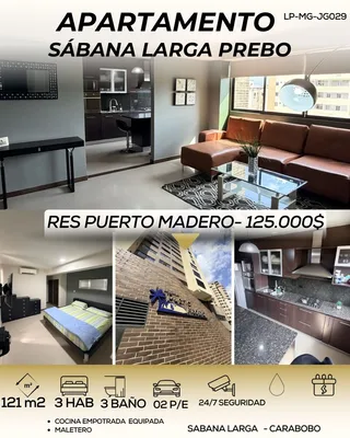 Apartamento en Puerto Madero, Sabanalarga, Prebo