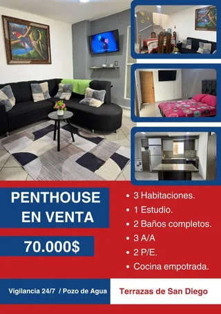 Penthouse en Terraza de San Diego