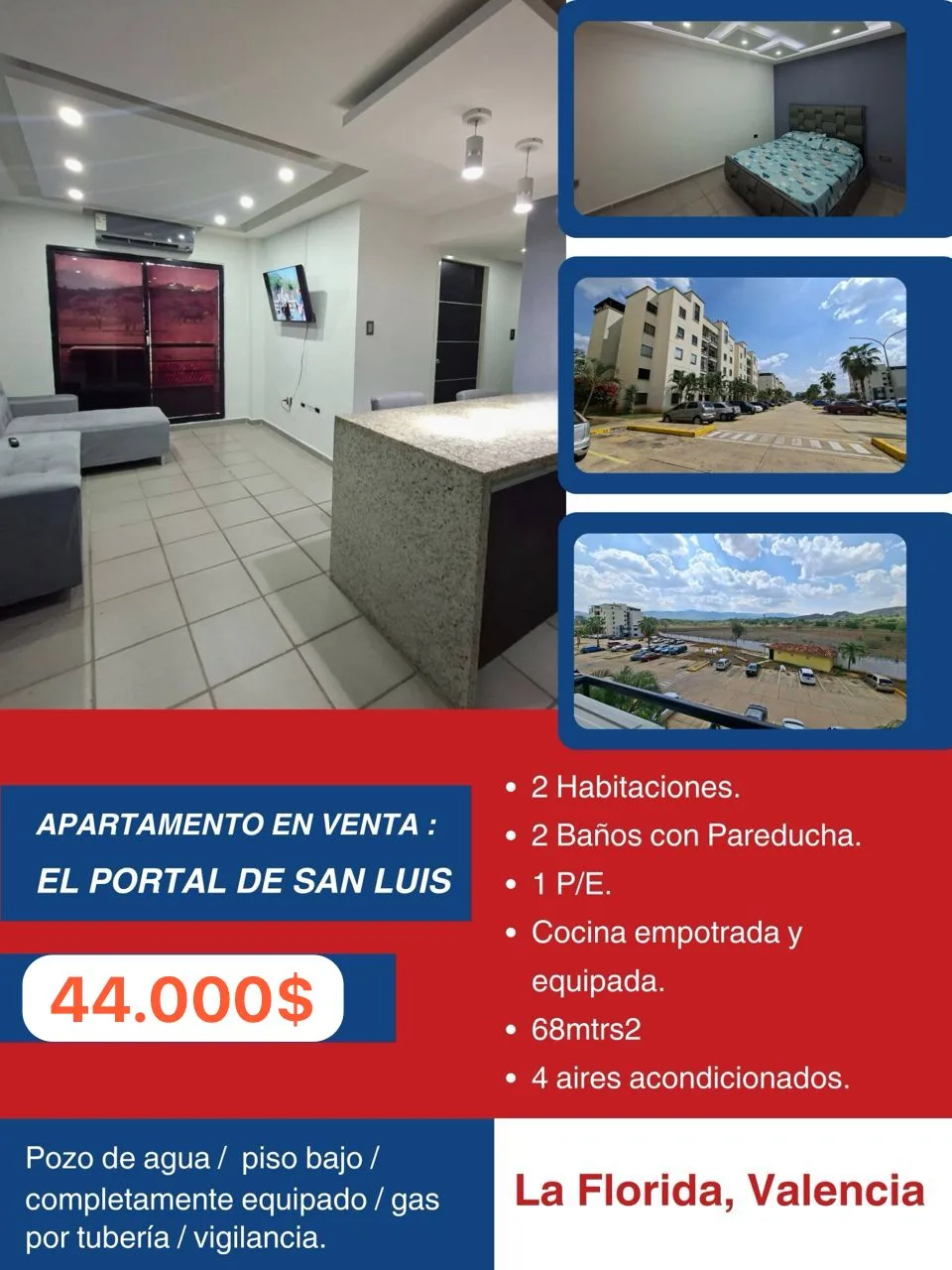 Apartamento en Venta en La Florida, Conjunto residencial Portal de San Luis núcleo 4 — 2 hab 68m² — USD 44,000
