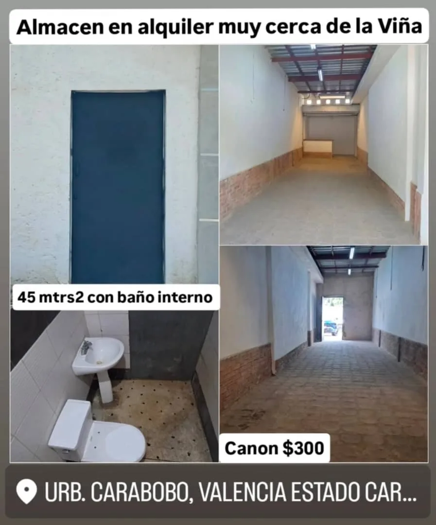 Local en Alquiler en Urb Carabobo 45m² — USD 300
