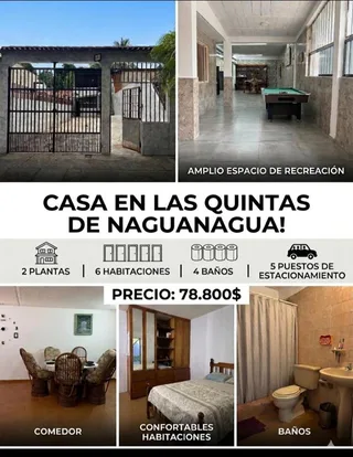 Casa en Las Quintas de Naguanagua