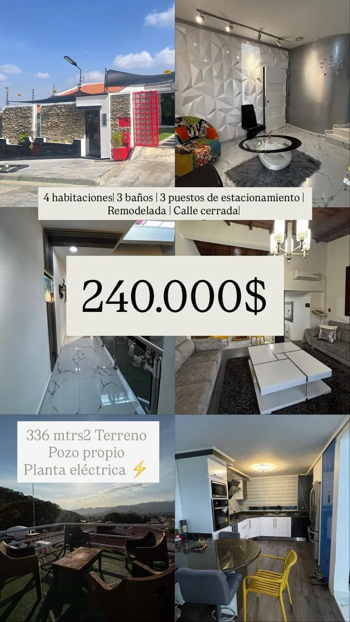 Casa en Venta en Urb Trigal Norte calle Cerrada — 4 hab 190m² — USD 240,000
