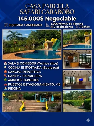Terreno en Safari Carabobo