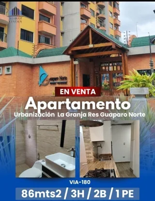 Apartamento en Urbanización La Granja, Res Guaparo Norte