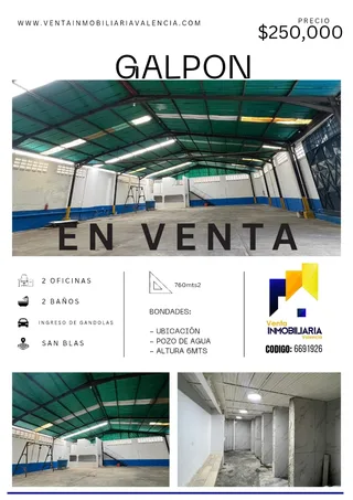 Galpón en San Blas