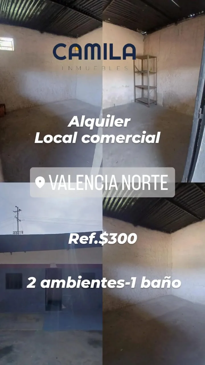 Local en Alquiler en Zona norte de Valencia — 2 hab 70m² — USD 300