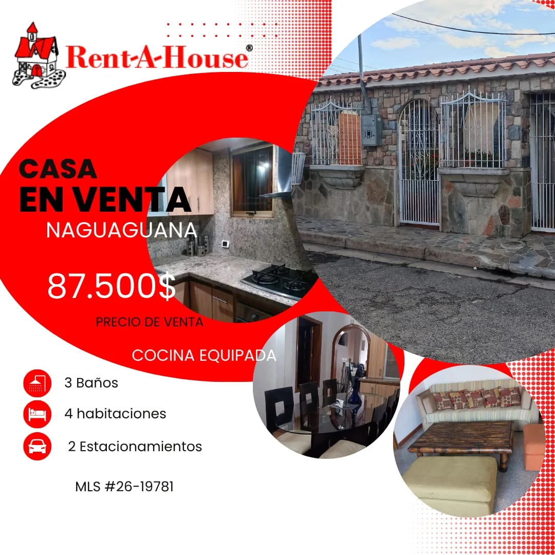 Casa en Venta en NAGUAGUANA — 4 hab 10450m² — USD 87,500