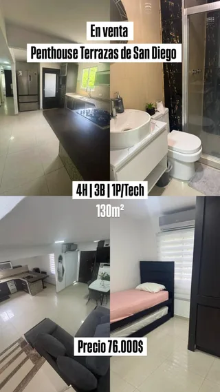 Penthouse en Terrazas de San Diego