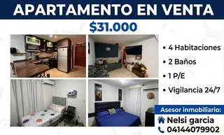 Apartamento en Buenaventura, Urb Paraparal, Los Guayos
