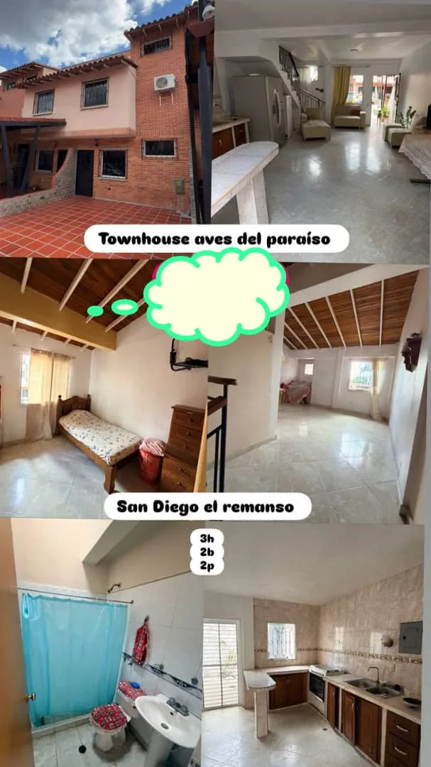 Townhouse en Venta en San Diego el remanso — 3 hab — USD 87,000