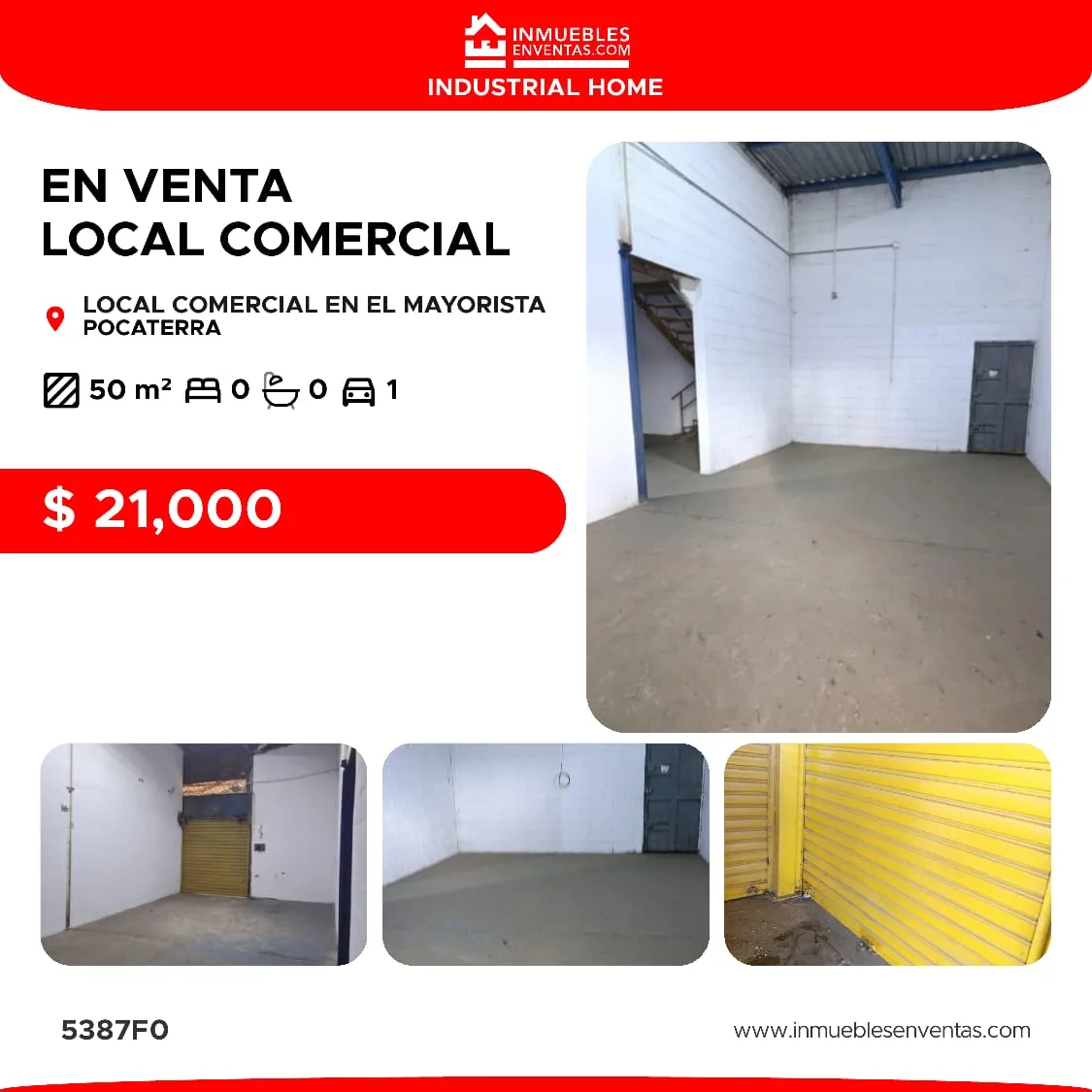 Local en Venta en El Mayorista 50m² — USD 21,000