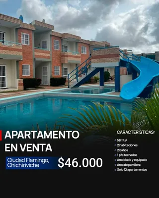 Apartamento en Ciudad Flamingo, Chichiriviche