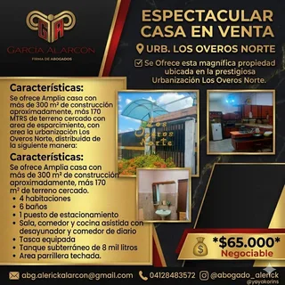 Casa en Urbanización Los Overos Norte